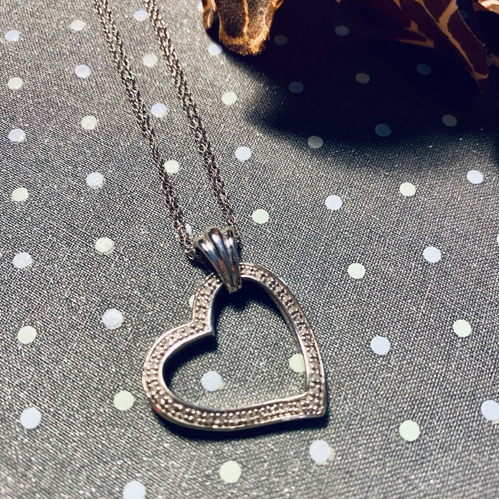 Open Heart 925 Sterling silver Necklace